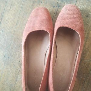 Madewell Courduroy Ballet Flats